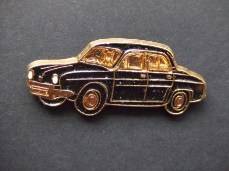 Renault Dauphine oldtimer zwart-goudkleurig